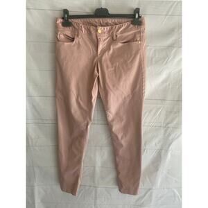 Lilly Pulitzer Worth Skinny Pink Low Rise Stretch Pants Women’s Size 6 (32Wx30L)